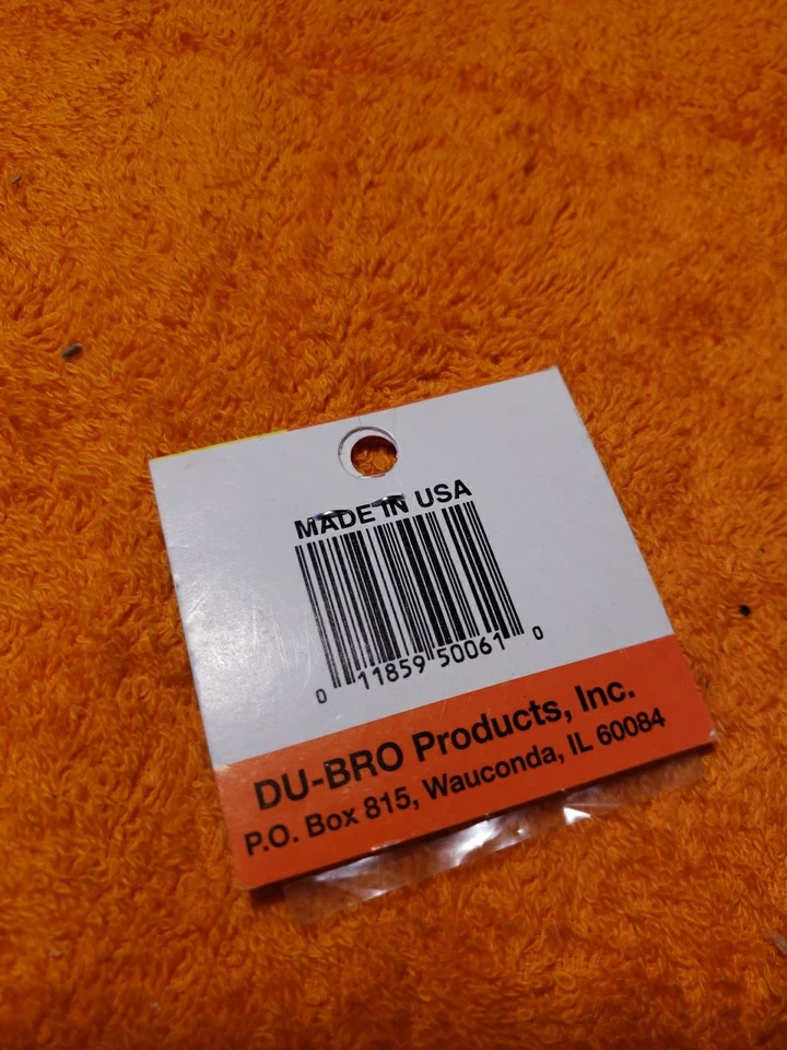 Du-Bro - Micro E/Z Link Red For .032 Pushrods - New - Part 849-R - JT25 - Image 4 of 4