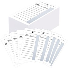 100 Packs 10 Line Football Sports Strip Cards, 100 No-Repeat Super Football Bowl