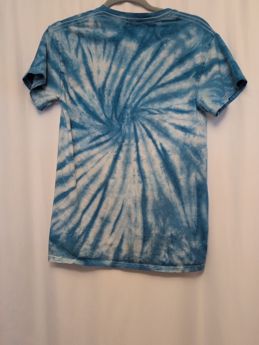 Sublime S blue tie dye front graphic sunshine mushroom stars View 5
