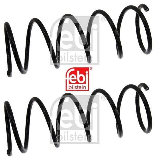 2X Fahrwerksfeder Febi Bilstein 39556 2 Federn Satz Federnsatz FüR Ford-image