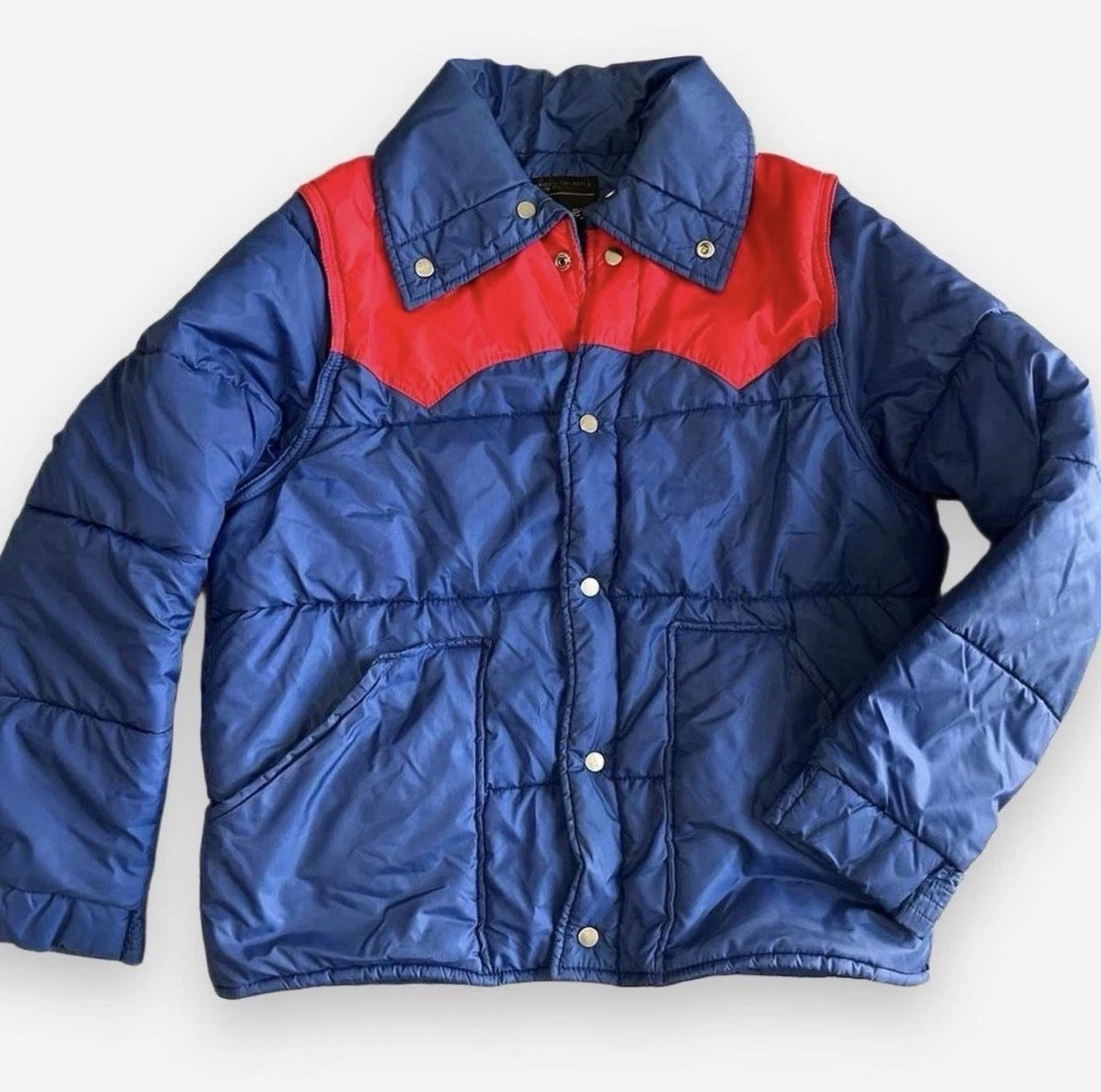 Vintage 70s JCPenney Color block Puffer/vest - product detail image 1