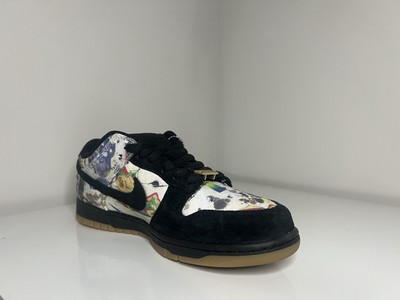 Supreme x Nike SB Dunk Low Rammellzee Black FD8778-001 - Size 8M