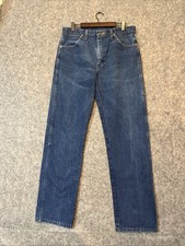 Wrangler Jeans Mens 33x32 (Fits 33x31) Blue 1...