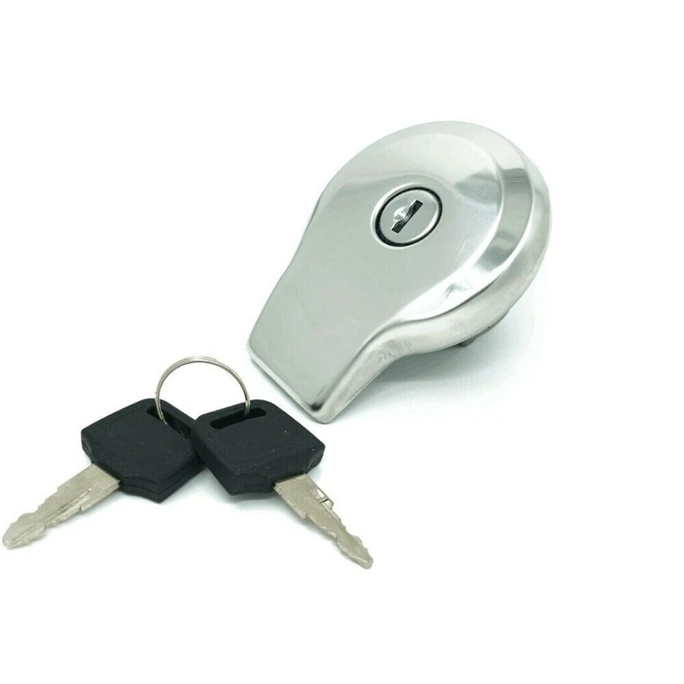 Fuel Gas Tank Cap Cover & Keys For Yamaha V star XV250 Virago XV1100 MAXIM 700 Foto 3 de 4