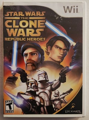 STAR WARS THE CLONE WARS REPUBLIC HEROES NINTENDO Wii BRAND NEW FAST SHIPPING 