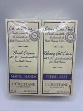 L'Occitane AOC Lavender Hand Foot Cream 2.6oz 75 mL Shea-Enriched NEW