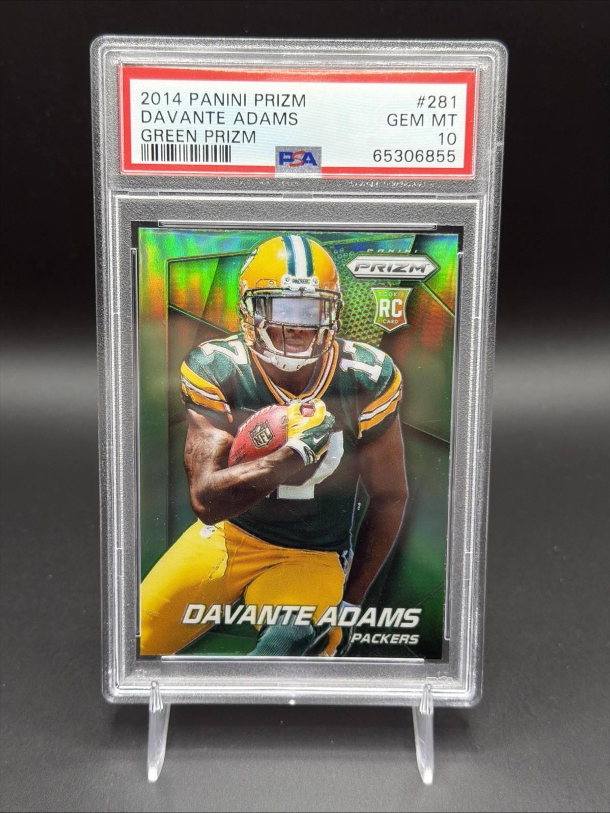 Davante Adams Panini Prizm #281 Green