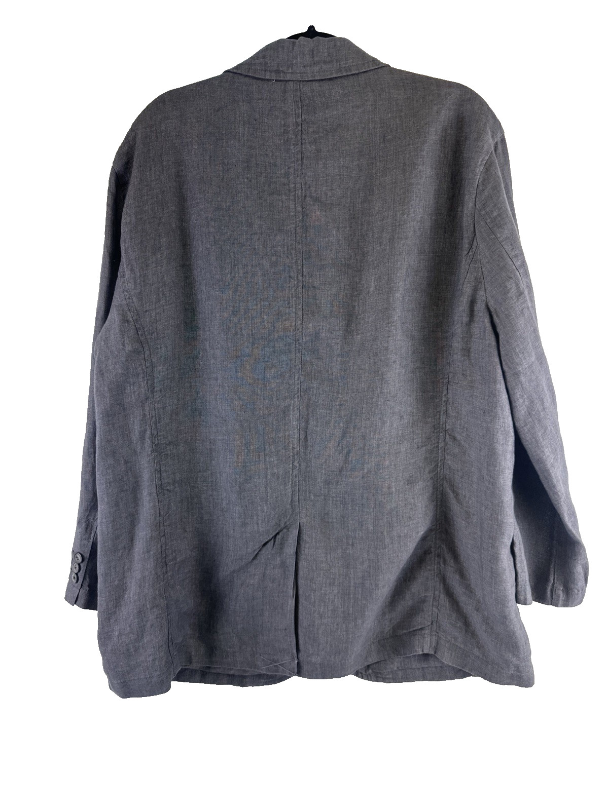 Grayers Gray Linen Blazer Jacket Lightweight 3 Bu… - image 5