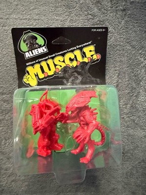 Aliens Super 7 Muscle Figures Powerloader & Alien Queen