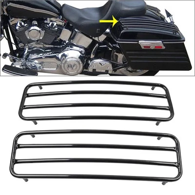 Obere Schienen Hartschalen-Satteltaschen für Harley Touring Road King 1993-2013 - Bild 1 von 4