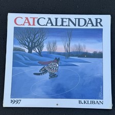 Vintage 1997 B Kliban Wall Calendar Sealed Kitty Cat Cartoon 12" x 13"