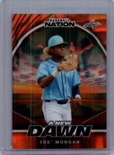 Tre Morgan 2025 Leaf Baseball Nation 1/1 Pre Production Proof