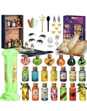 Magical Potions Kit 20 Witch Formula Mix Bottles DIY Arts and Craft Fairy Magic