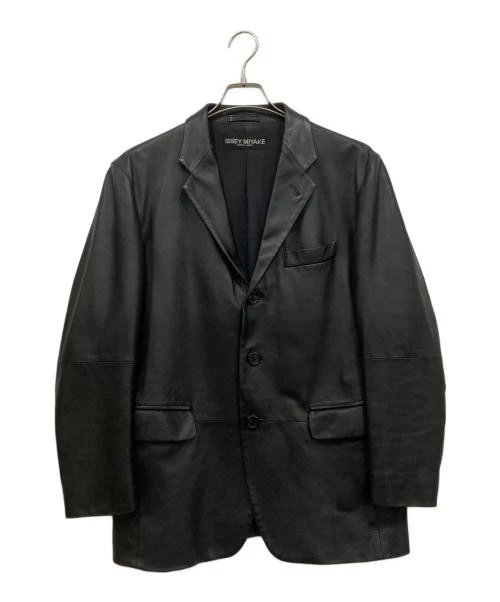 ISSEY MIYAKE Leather Outer Shell Coats, Jackets & Vests for Men