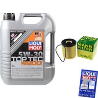 Mann Inspektionspaket 5L Liqui Moly Top Tec 4200 5W-30 FüR Mini Mini Cooper One
