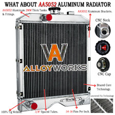 Tractor Radiator For Ford New Holland 1320 1520 T1510 1620 T1 Sba310100620 Alloy