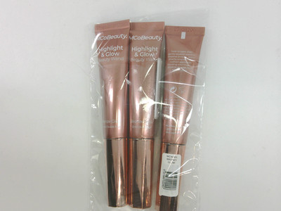 MCoBeauty Highlight and Glow Beauty Wand Bronze Liquid Highlighter, 3 pack