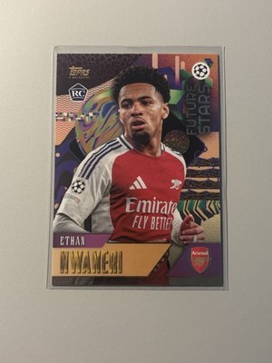 Topps UCC Gold 2024-25 Ethan Nwaneri RC Future Stars Arsenal London