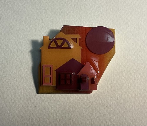 House Pins by Lucinda Multi Color Orange Purple Pink