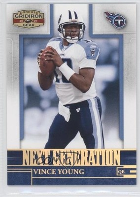 2007 Donruss Gridiron Gear Next Generation Gold 15/100 Vince Young #NG-29 0f4