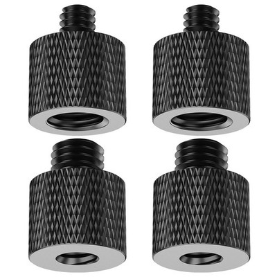 Rigych 3/8 to 1/4 Camera Screw Adapter Thread 4 Pcs 1/4 Female to 3/8 Male an...