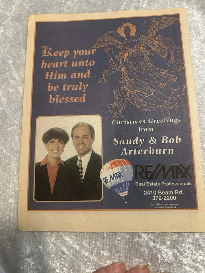 Libro de música The Republic diciembre 1996 Glory to the Newborn King Foto 3 de 4