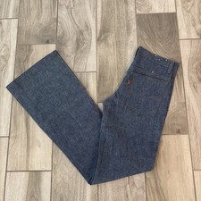 Vintage 70  s Levis Strauss  Co  Big Bells  Bell-Bottom Womens Jeans Size 26/36
