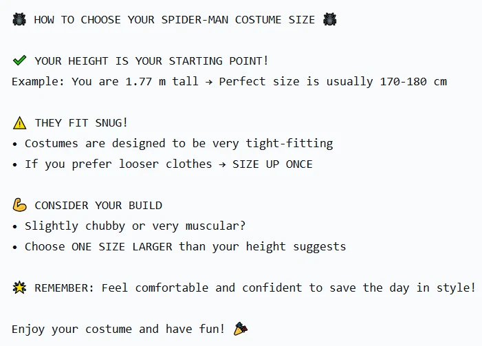 Disfraz Spiderman Adulto Alta Calidad Negro Cosplay Carnaval Halloween Body Foto 2 de 4