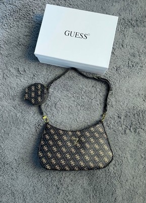 GUESS Alexie Top Zip Shoulder Bag with Coin Pouch