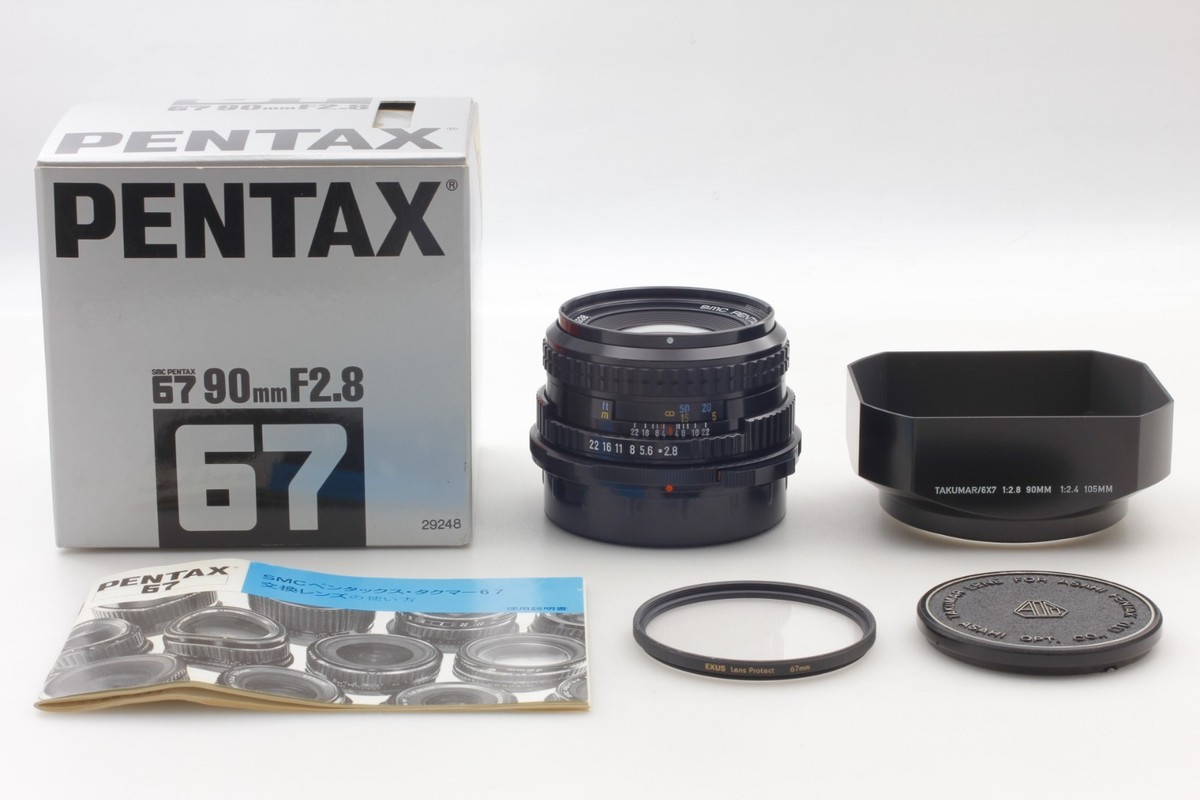Late Model [TOP MINT in Box] SMC Pentax 67 90mm F2.8 Lens