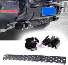 Khan Look Exhause Pipe fits for Defender 110 130 90 2020-2026 3.0 Black Tailpipe