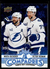 2025-26 Upper Deck Series 1 Compadres Speckle #CM-7 Kucherov Hedman