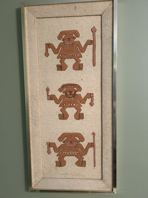 Chimu Hanging Wall Artwork of anthropomorphic figures