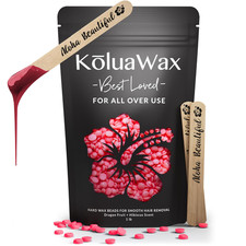 Koluawax Hard Wax Beads For Hair Removal Coarse Hair Formula Face Brazilian