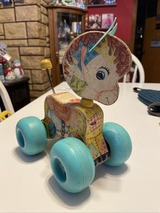 Fisher Price #616 Patch Pony Pull Toy