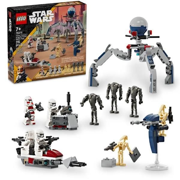 Lego Star Wars - Battle Pack Clone Trooper E Battle Droid - Immagine 5