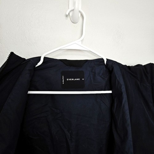 Everlane | The ReNew Long Puffer Outdoor Coat Jacket In Navy Blue, Womens XS - Picture 10 of 11