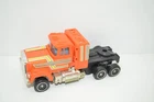 Vintage 1984 Bandai Gobots Gobot STAKS stacks Transformer Orange Semi Truck