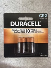 NEW Duracell CR2 Lithium 3V 2 Batteries MARCH 2035