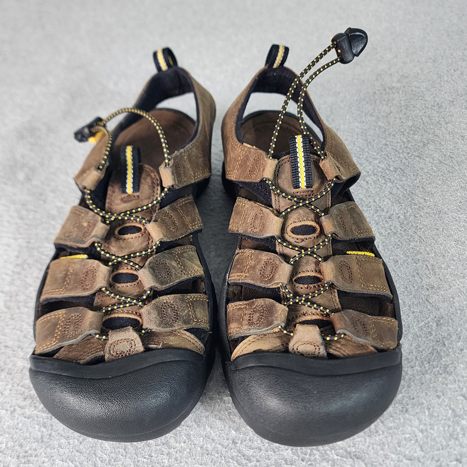 Sandali Keen in pelle impermeabili da uomo 9 marroni scarpe da campeggio escursionismo outdoor