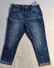 No Boundaries Juniors' High-rise Curvy Cropped Skinny Jeans Size 17