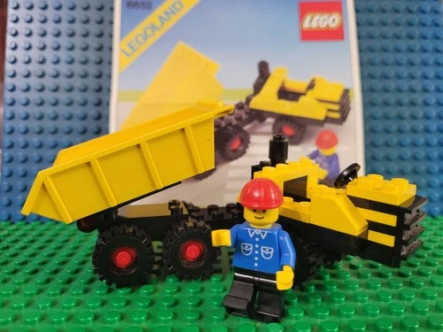 My own vintage Lego Legoland Town #6652 Construction Truck, 100%, Instructions