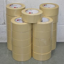  23 3M Scotch Masking Tape 2308, Tan, 24 mm x 55 m x 5.3 mil, 1-7/8" x 60 yds