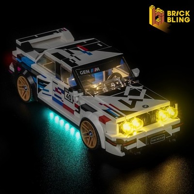 BrickBling LED Light for LEGO Speed Champions BMW M3 (E30) 77263 (Standard)
