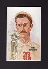 #58 KID NICHOLS, Braves ~ Perez-Steele Hall of Fame art postcard #9811/10,000