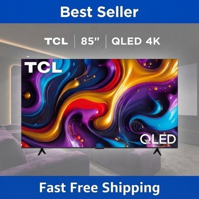 TCL 85'' Q Series QLED 4K UHD HDR Smart Google TV 2160p Flat Screen Dolby Vision