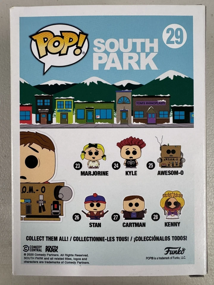 Awesom-O (Desenmascarado) 29 ~ South Park ~ Vinilo Funko Pop + PROTECTOR POP GRATIS Foto 3 de 4