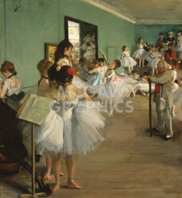 The Dance Class 1874, Edgar Degas, Art Print Poster 14'' x 11''             2325