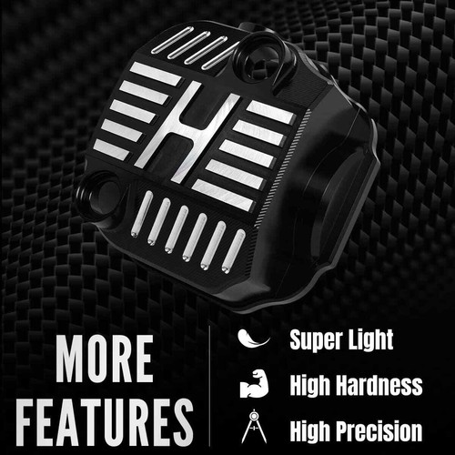 Black BILLET CAM COVER Protector Guard For Honda CRF110 CRF110F 2013-2024 RD - Picture 6 of 10