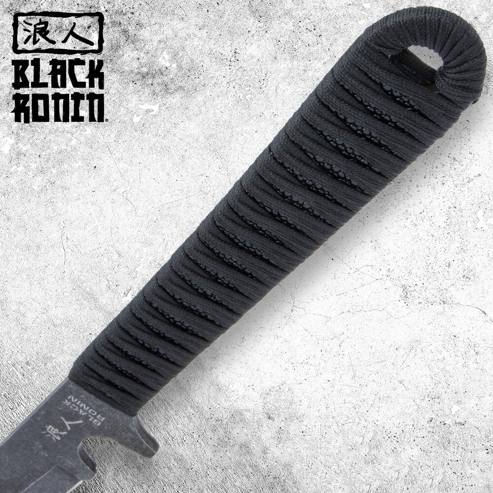 Black Ronin Black Combat Wakizashi Sword | Injection Molded Sheath